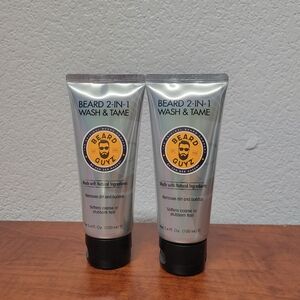 Beard Guyz 2-in-1 Wash & Tame Set Of 2 NWT